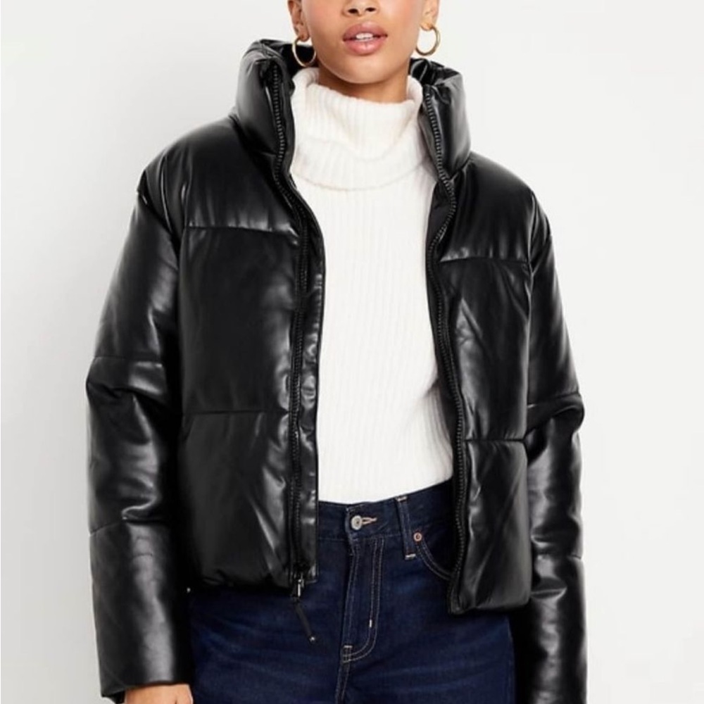 Old navy black puffer jacket